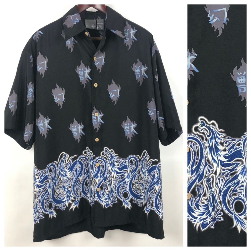 Xtreme Gear Asian motif dragon shirt, like new